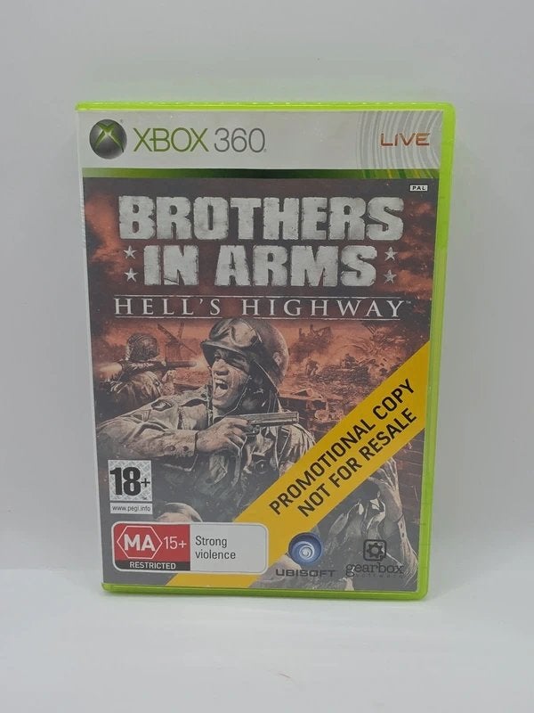Brother in Arms Hell's Highway Xbox 360 Promo CD, Microsoft Corporation One Microsoft Way Redmond, WA 98052-6399 United States of America (Verenigde Staten) 📞 Telefoon: +1 425-882-8080 support@microsoft.com