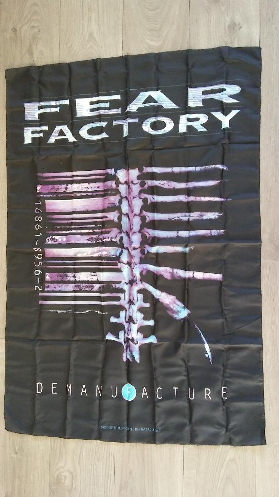 Clawfinger James Dean Fear vlag vintage metal biohazard, Verzamelen, Ophalen of Verzenden, Zo goed als nieuw, Overige typen