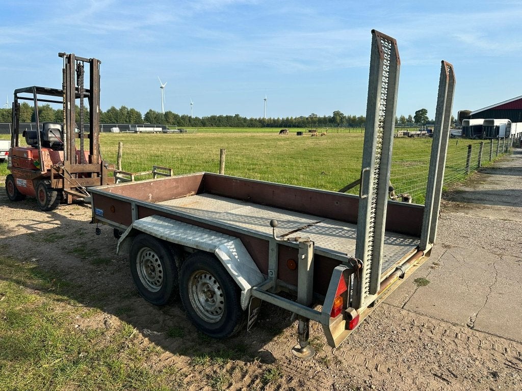 Machinetransporter koopje !!, Auto diversen, Aanhangers en Bagagewagens, Ophalen of Verzenden, Gebruikt
