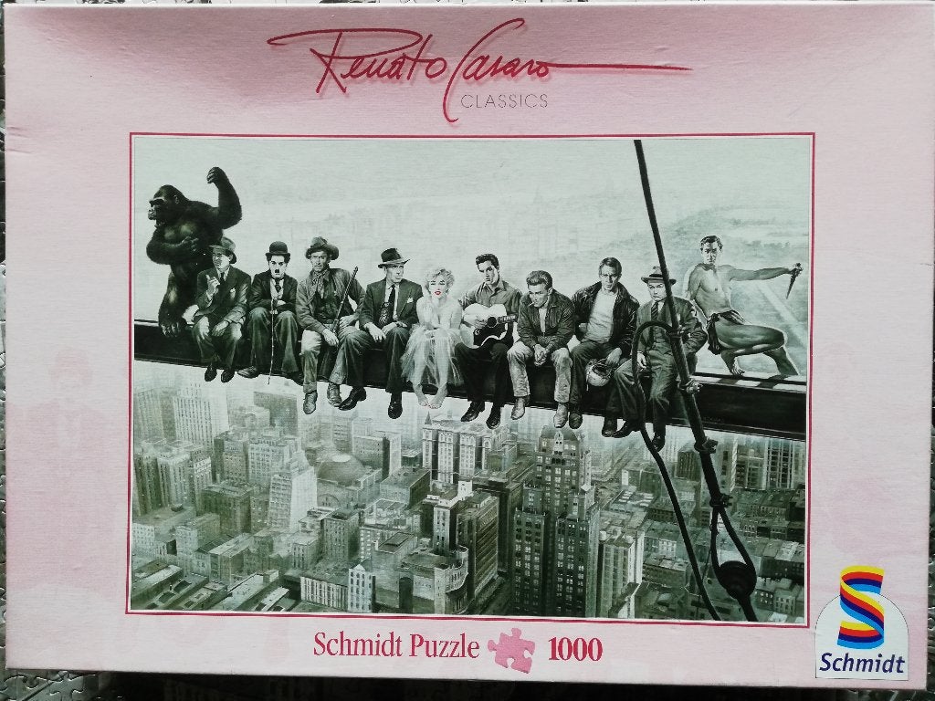 Puzzel 1000 stukjes: Renato Casaro - Draaipauze, Ophalen of Verzenden, 500 t/m 1500 stukjes, Gebruikt, Legpuzzel