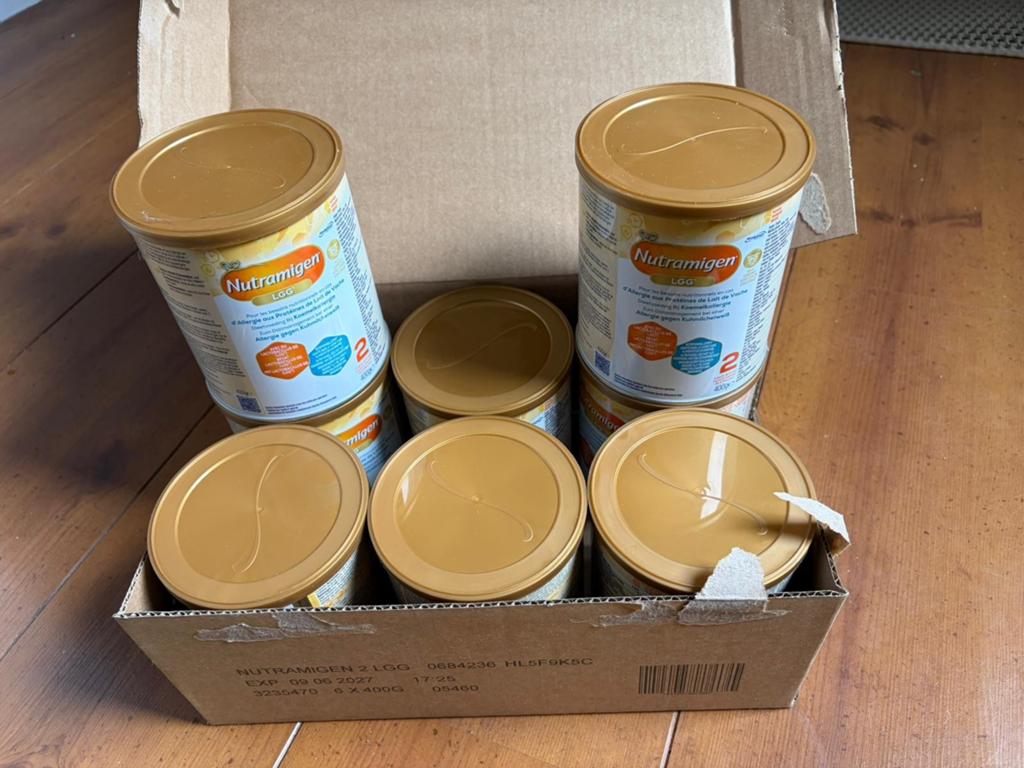 16 blikken Nutramigen 2 LGG - ongeopend, Kinderen en Baby's, Babyvoeding en Toebehoren, Ophalen of Verzenden, Nieuw, Overige typen