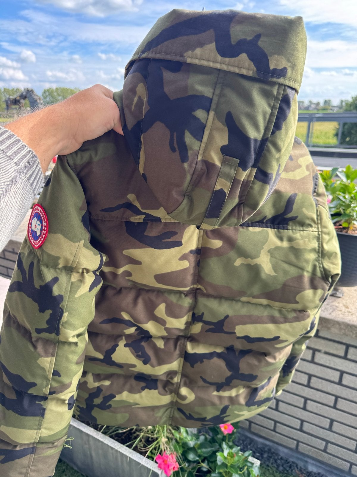 Canada Goose Camouflage Jas - Maat S/P NIEUWSTAAT, Kleding | Heren, Ophalen of Verzenden, Zo goed als nieuw, Maat 46 (S) of kleiner