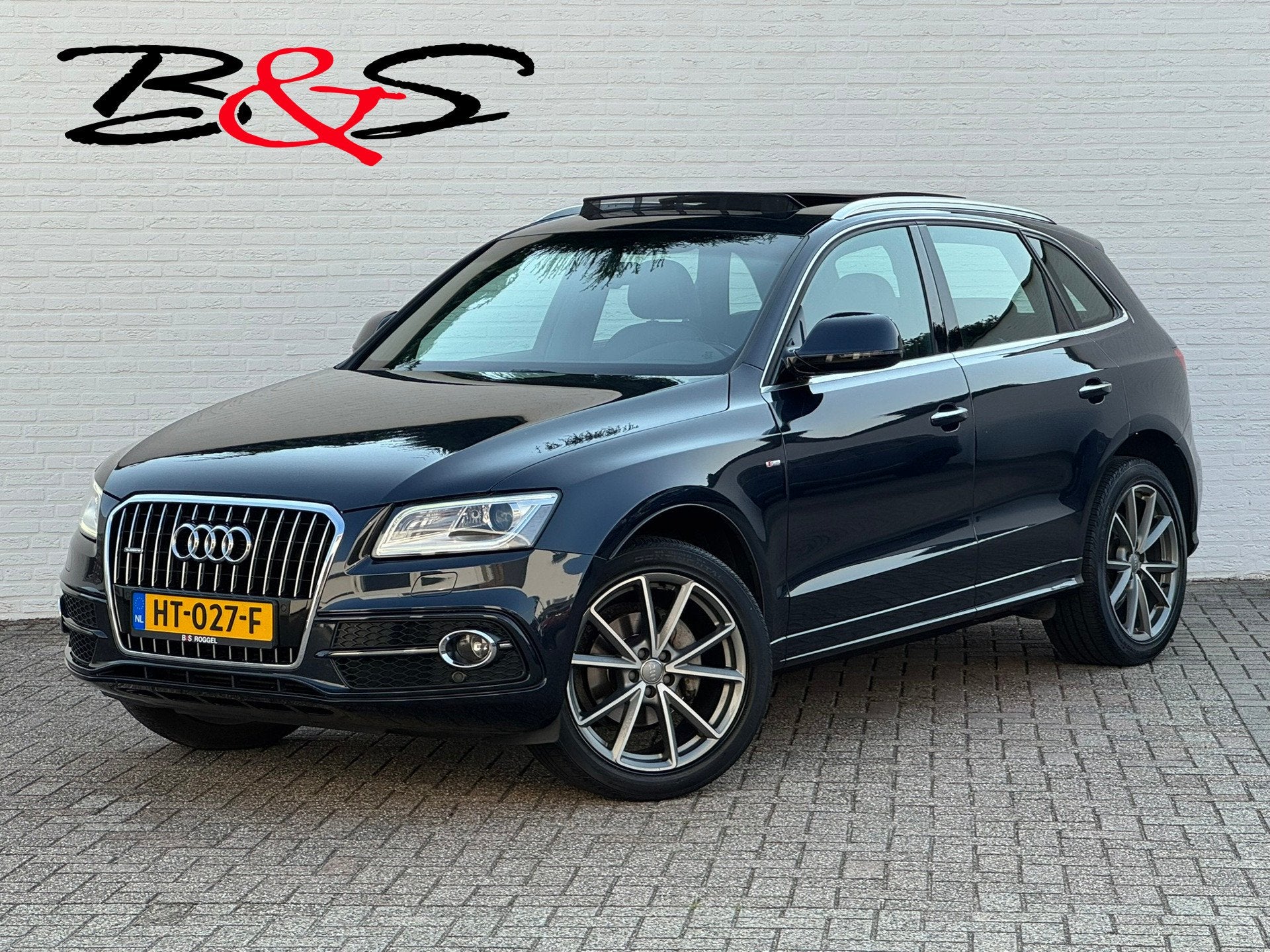 Audi Q5 2.0 TFSI quattro Sport Edition 3 X S-line Automaat N, Auto's, Gebruikt, Euro 6, 4 cilinders, Blauw