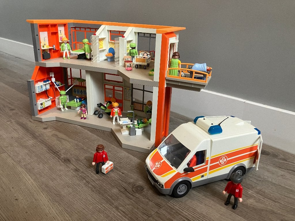 Playmobil Ziekenhuis, Kinderen en Baby's, Speelgoed | Playmobil, Ophalen of Verzenden, Gebruikt, Complete set