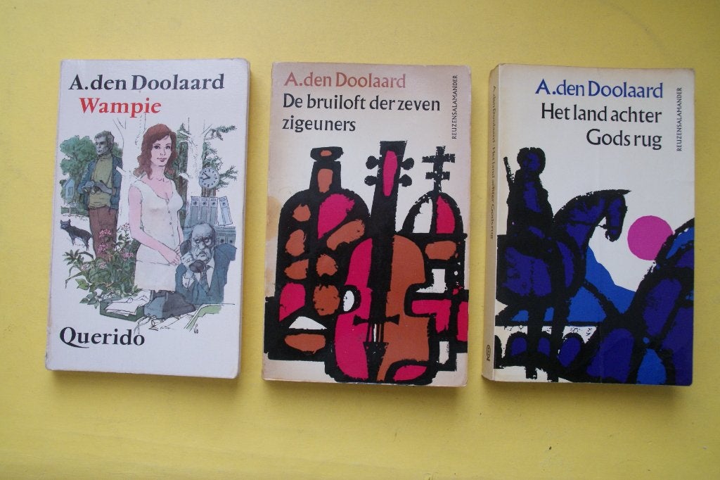 A. den Doolaard - 3 boeken: Wampie, Bruiloft, Land Gods Rug, Boeken, Ophalen of Verzenden, Zo goed als nieuw, Nederland, A. den Doolaard