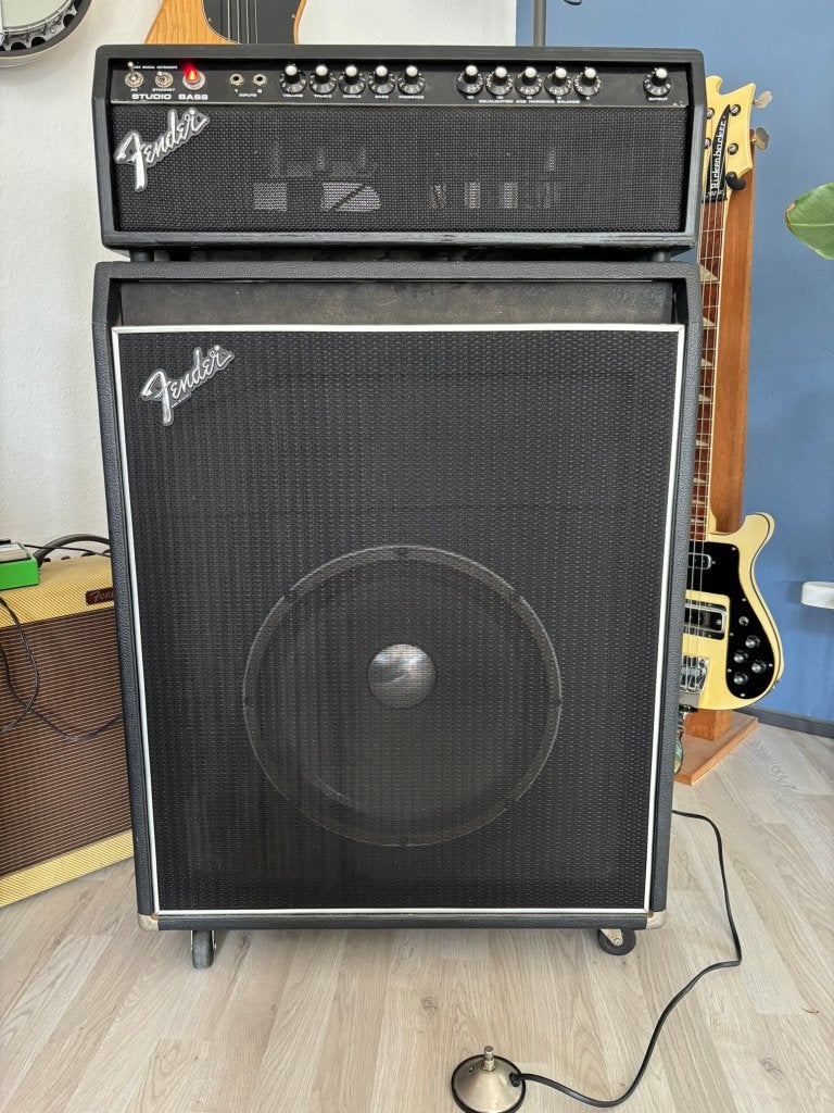 Fender Studio Bass, Ophalen, Zo goed als nieuw, Basgitaar, 100 watt of meer