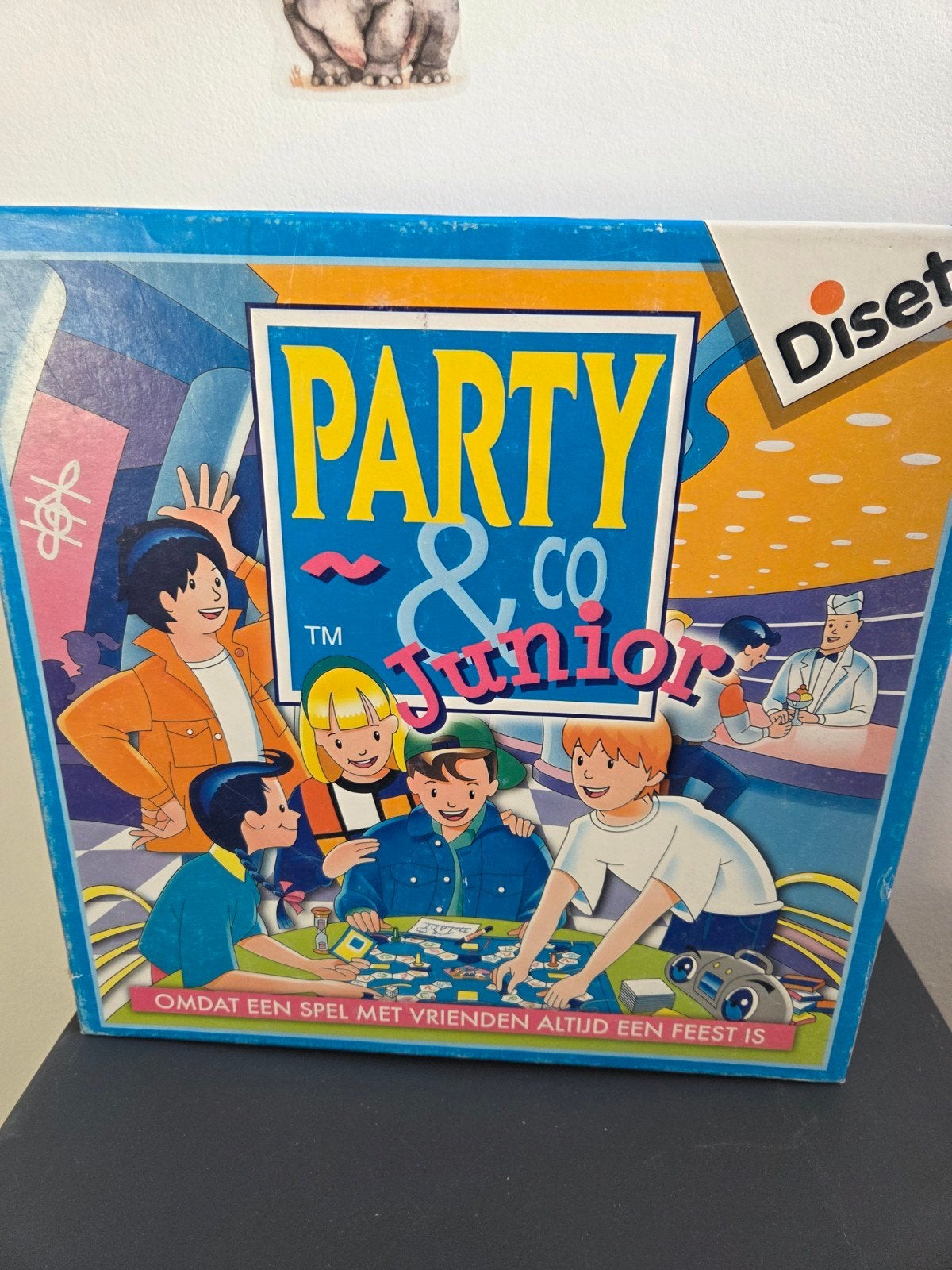 Party & Co Junior Bordspel - Diset, Hobby en Vrije tijd, Drie of vier spelers, Ophalen of Verzenden, Zo goed als nieuw, Diset