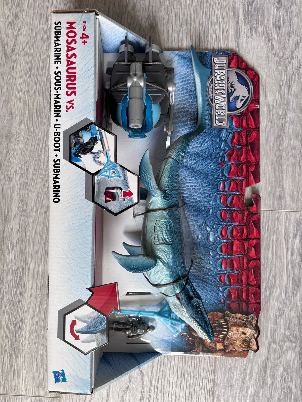 Jurassic World Mosasaurus vs. Submarine speelset, Ophalen of Verzenden, Nieuw