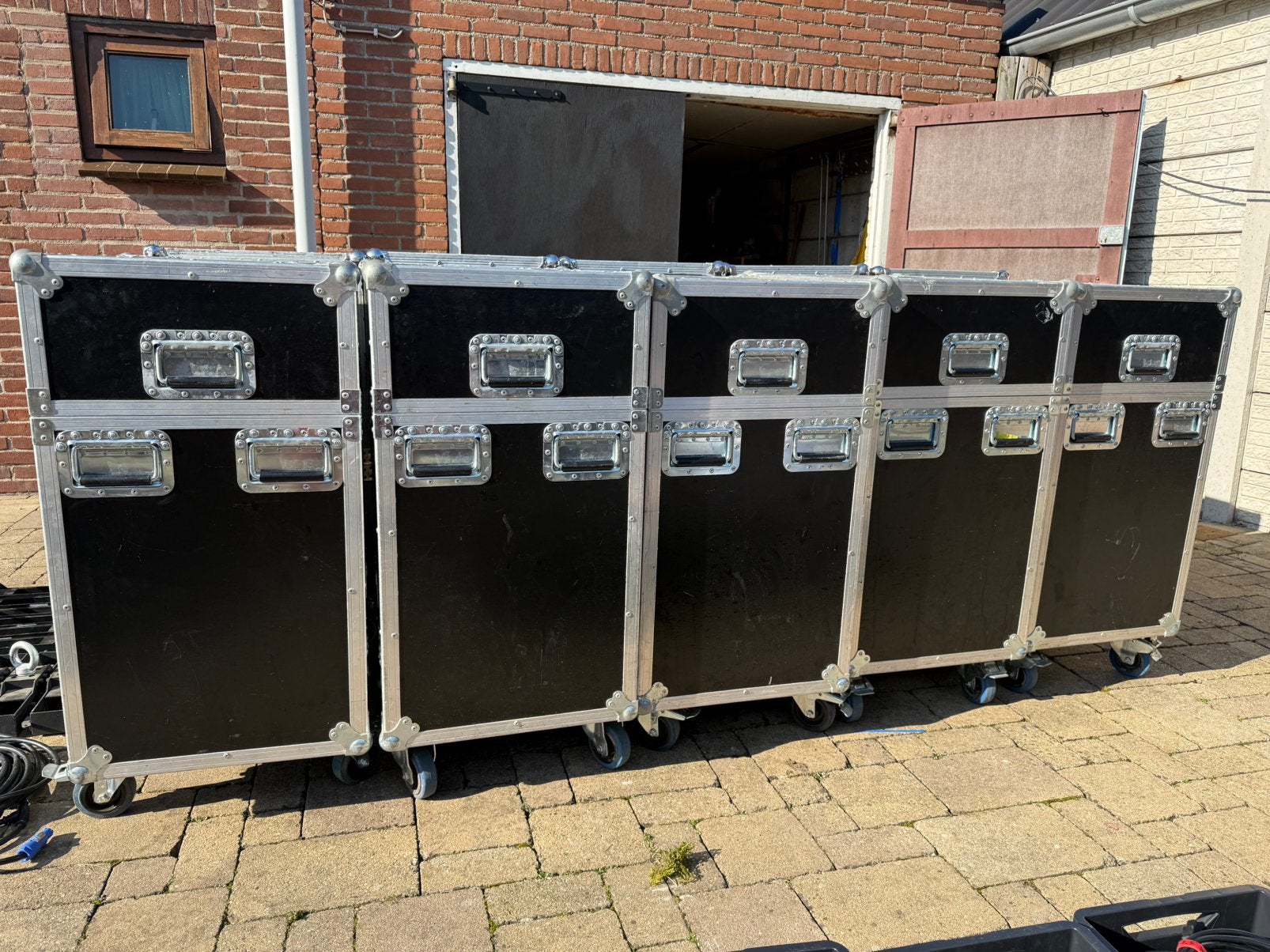 16,32 m2 P12.5 led compleet DMT video led wall scherm, Ophalen, Gebruikt, Licht, Kleur