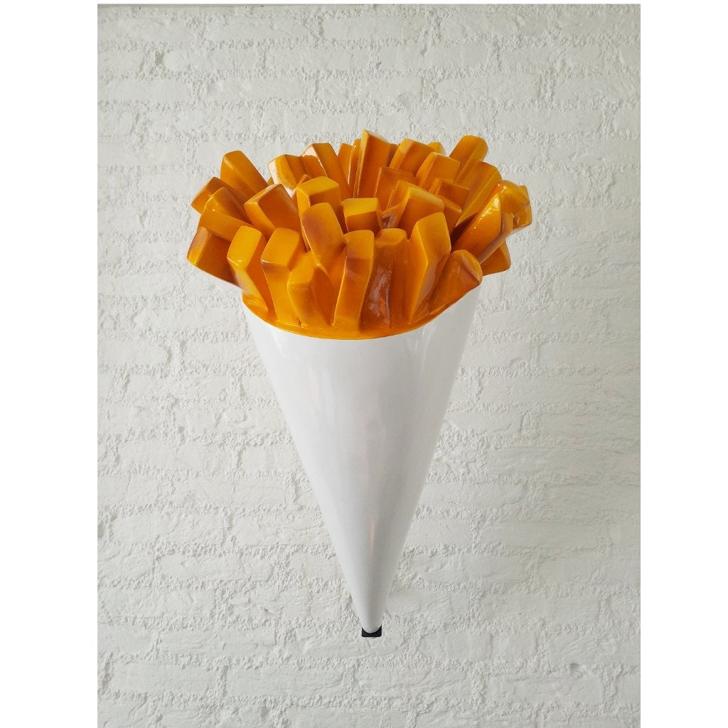 Patatzak Hangend inclusief gevelbeugel – patatzak is 75 cm, Verzamelen, Merken en Reclamevoorwerpen, Ophalen, HorecaBeelden, Overige typen