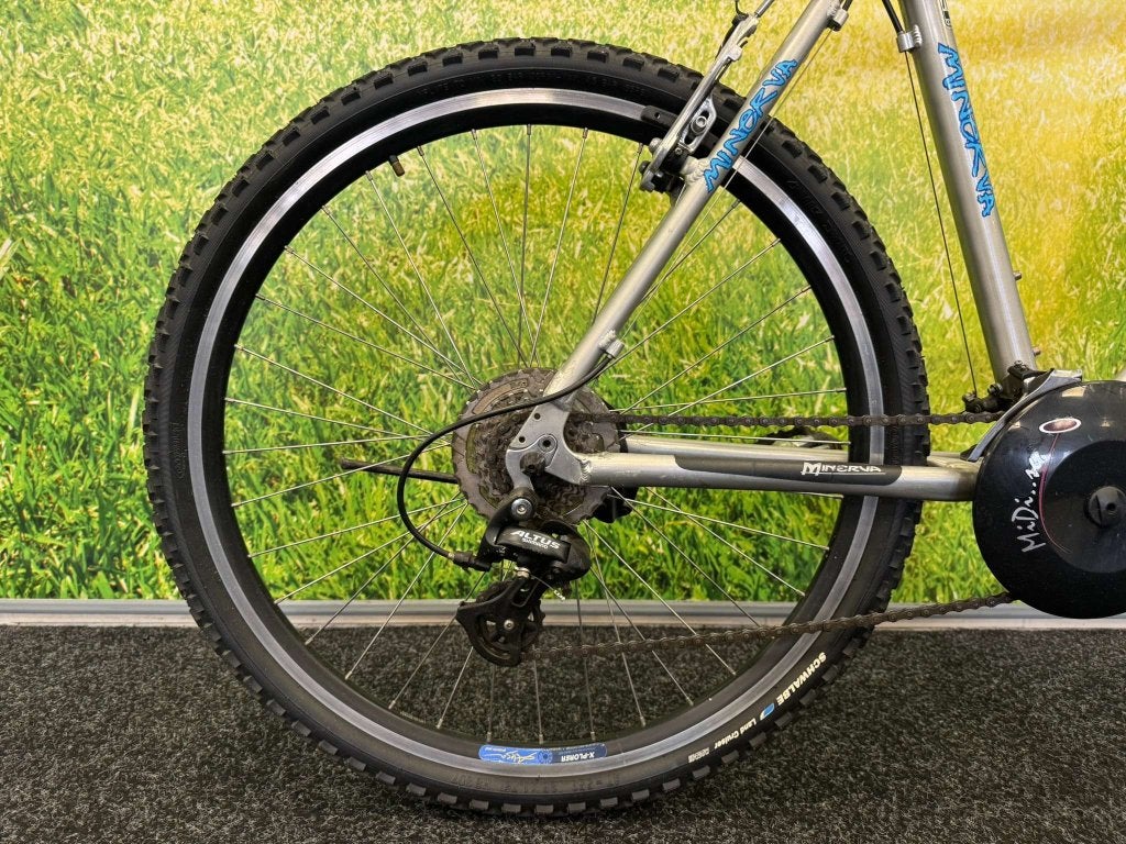 Fietshokje Amersfoort: Minerva mountainbike V24 26 inch, Fietsen en Brommers, Fietsen | Mountainbikes en ATB, Gebruikt, Hardtail