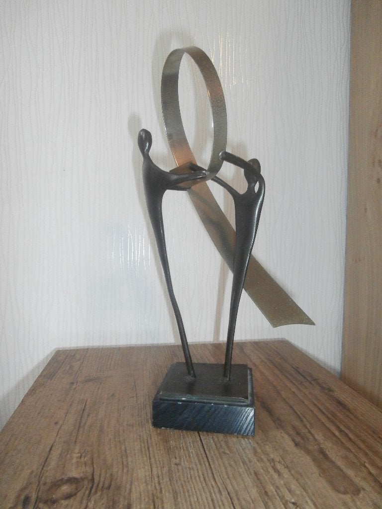 Brons Beeld van Corry Ammerlaan, Ophalen of Verzenden, Zo goed als nieuw, Mens