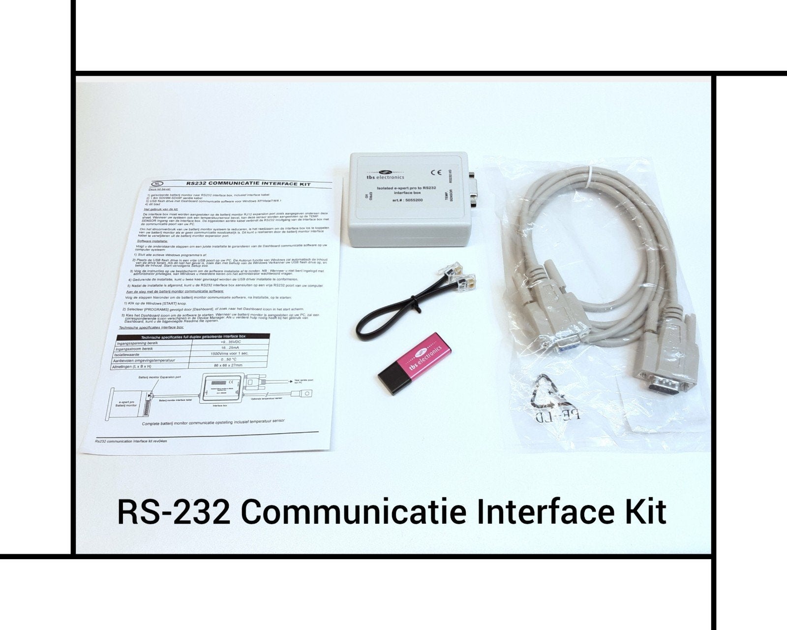 TBS Electronics / RS 232 Communicatie Interface Kit | Neu, Ophalen of Verzenden, Nieuw