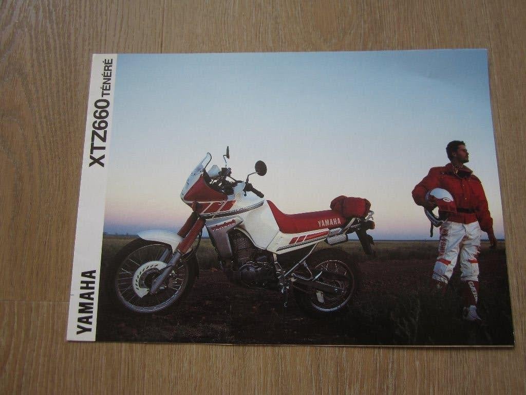 Yamaha XTZ 660 Tenere brochure folder 1991, Ophalen of Verzenden, Yamaha