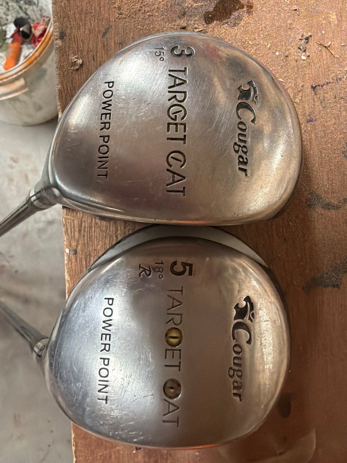 Cougar Target Cat Golfclubs (3 & 5 Wood), Ophalen, Gebruikt, Club, Overige merken