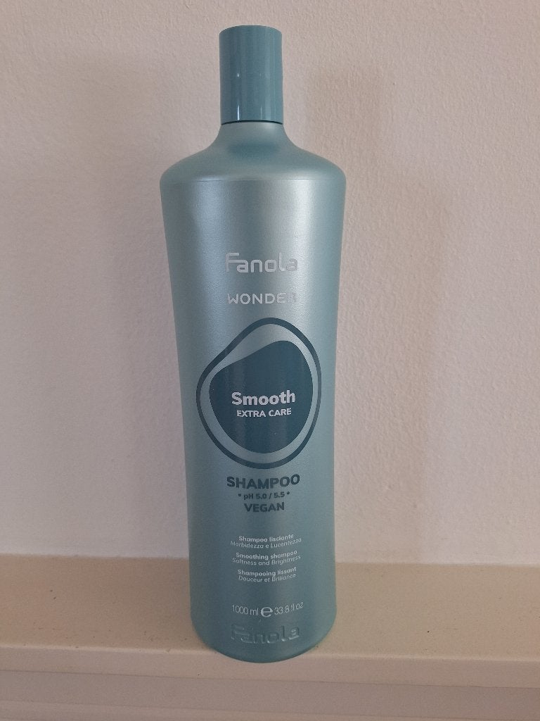 Fanola Wonder Smooth Extra Care Shampoo 1L, Ophalen of Verzenden, Nieuw, Shampoo of Conditioner