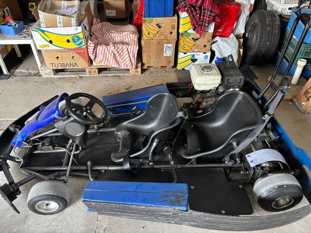 duo kart met honda 8.0 blok snel onbegrensd, Ophalen, Gebruikt, Kart