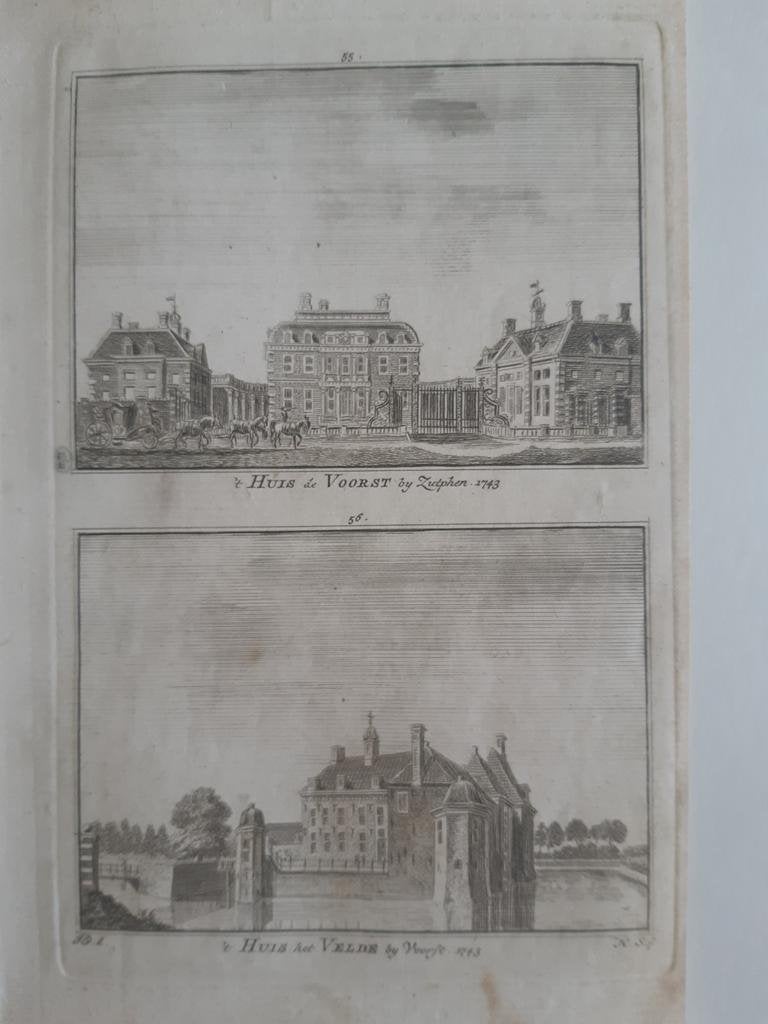 A55-56 / Huis De Voorst Zutphen + Huis het Velde te Voorst, Ophalen of Verzenden