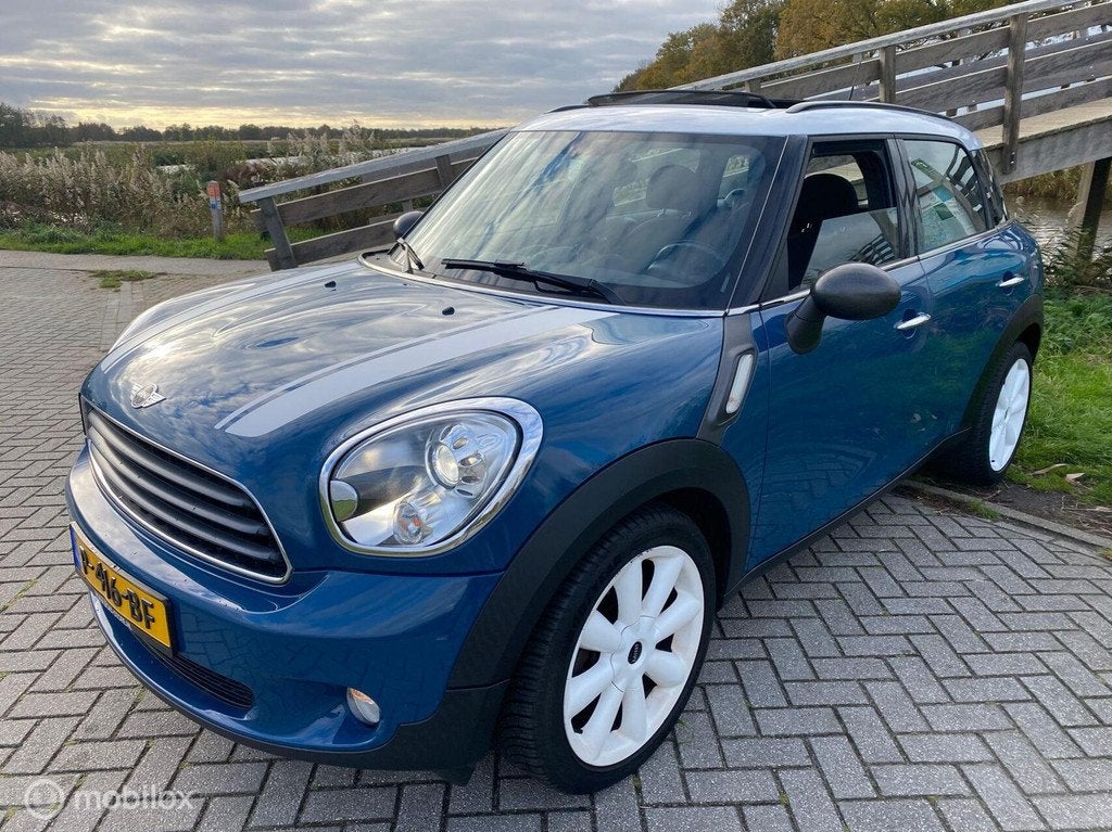 Mini Countryman 1.6 Cooper Business Line/Pano dak/AC/ST VW!, Auto's, Mini, Voorwielaandrijving, Euro 5, Gebruikt, Blauw