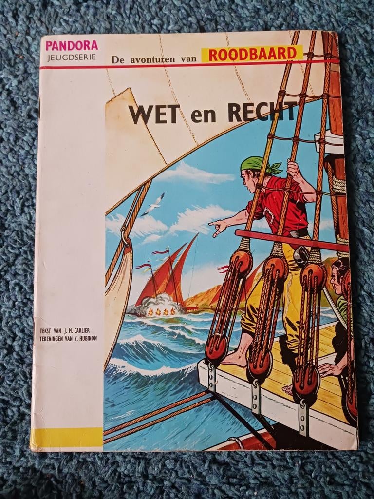 De Avonturen van Roodbaard: Wet en Recht (Pandora Jeugd), Boeken, Stripboeken, Eén stripboek, Ophalen, Gelezen, Jean-Michel Charlier, Victor Hubinon
