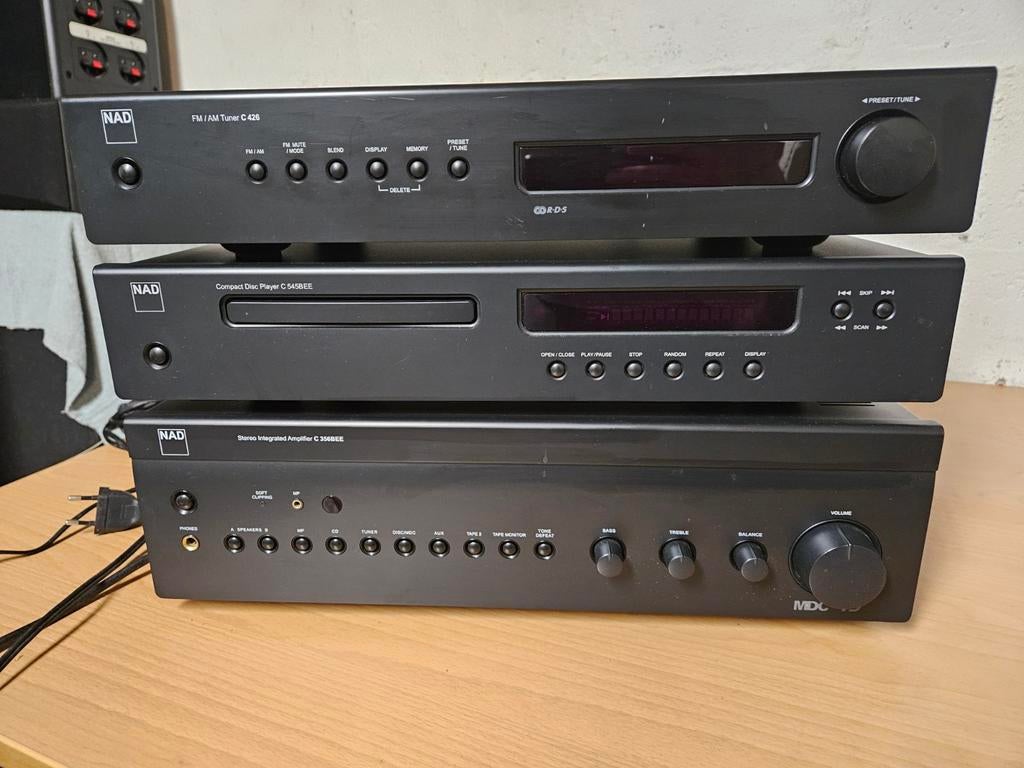 NAD C356BEE, C545BEE, C426 set, Audio, Tv en Foto, Stereo-sets, Cd-speler, Overige merken, Ophalen