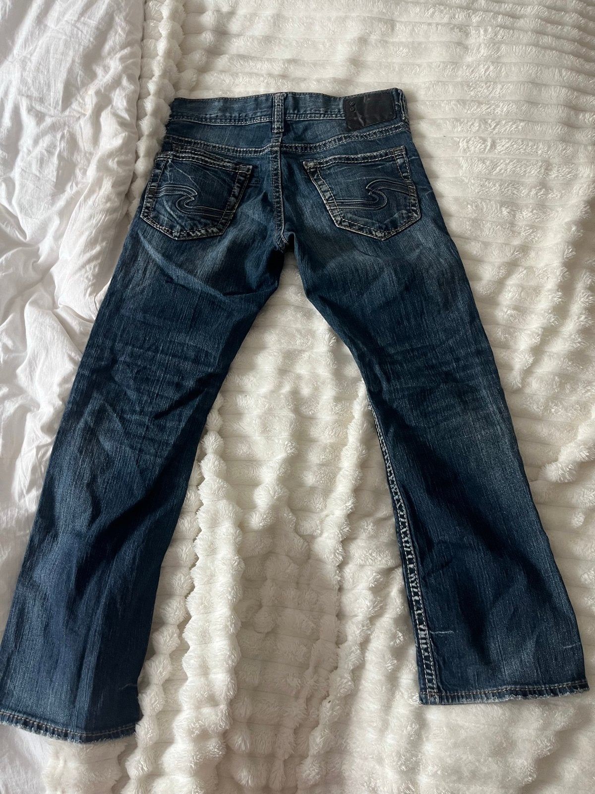 Silver Jeans Co. Zac Straight Leg Jeans - W32, Ophalen of Verzenden, Gedragen, Blauw, W32 (confectie 46) of kleiner