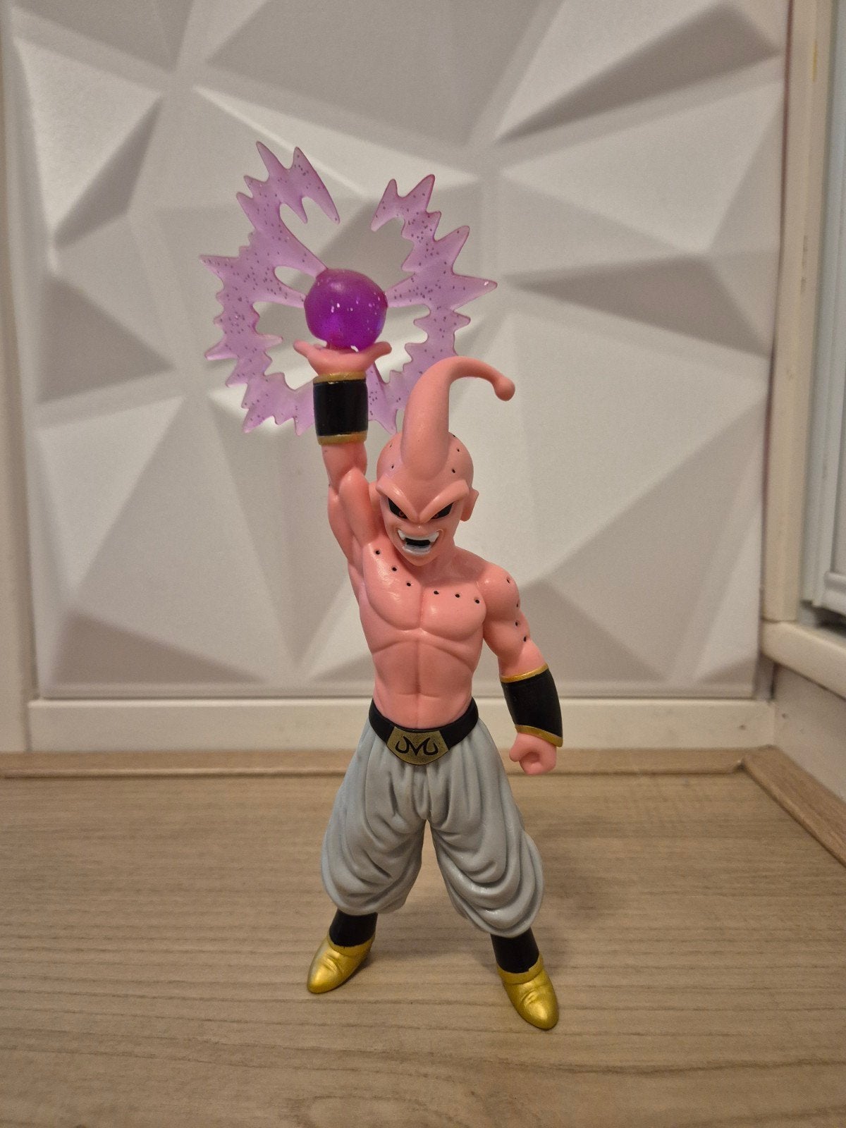 Dragon Ball Z Kid Buu actiefiguur met energiebal, Kinderen en Baby's, Ophalen of Verzenden, Zo goed als nieuw