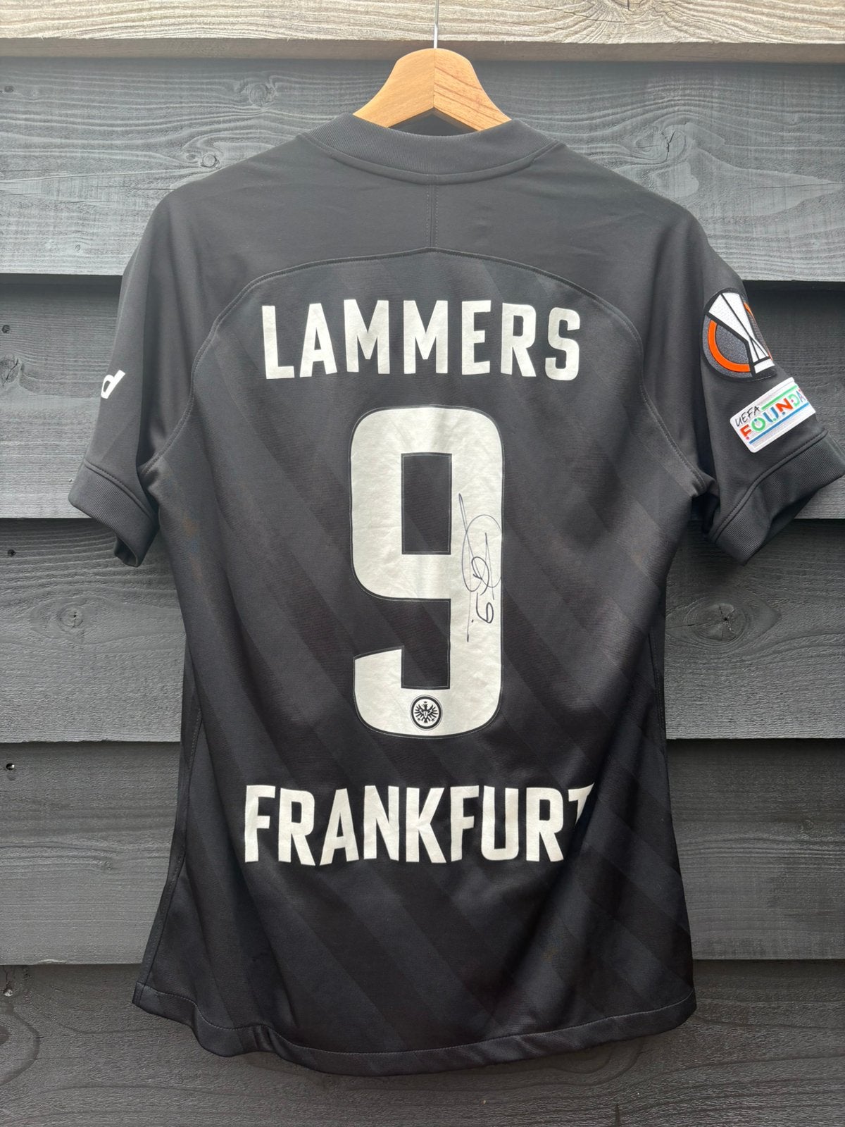 Orgineel gesigneerd shirt Frankfurt door Sam Lammers, Ophalen of Verzenden, Zo goed als nieuw, Formule 1