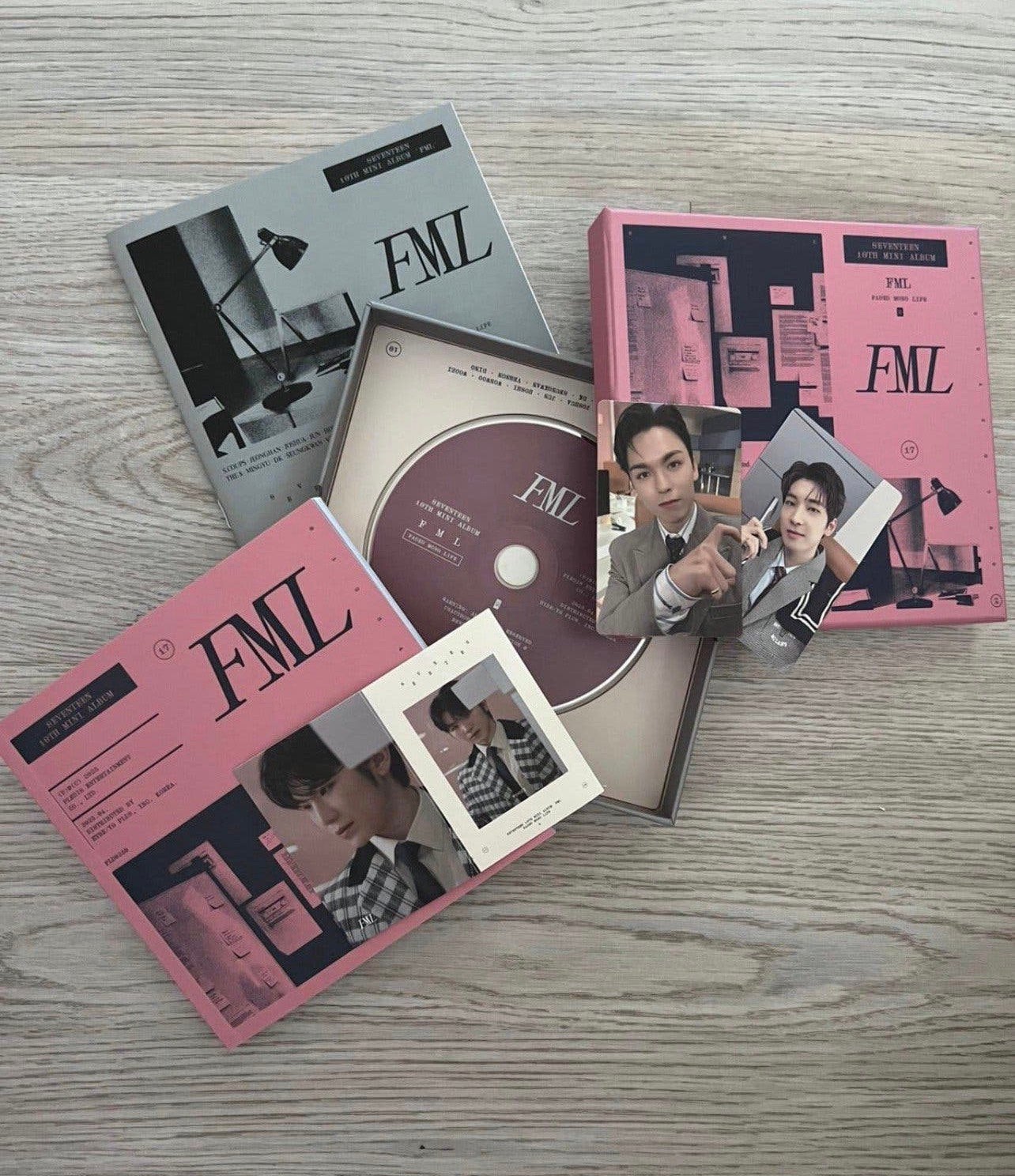 Kpop seventeen FML, Verzenden, Zo goed als nieuw