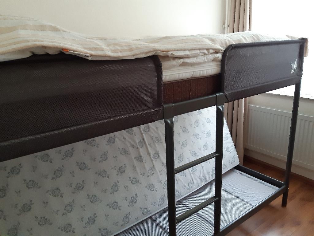 Stalen stapelbed, Ophalen, Gebruikt, Tweepersoons, Overige maten