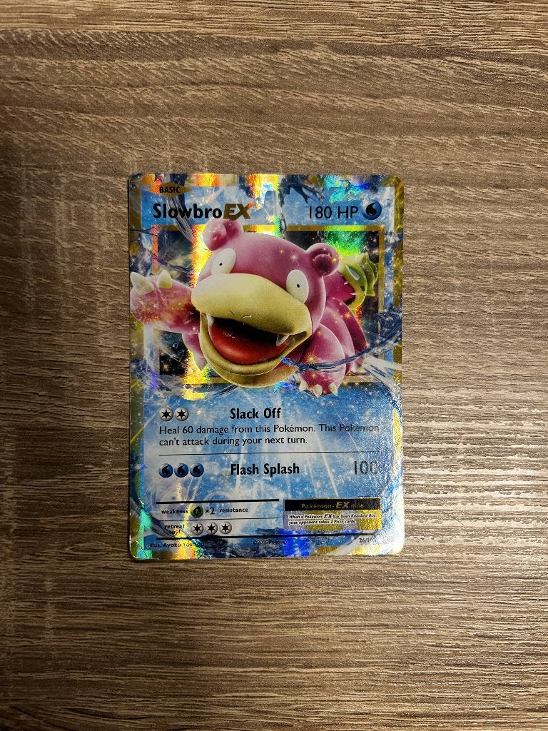 Slowbro-EX 26/108 uit XY Evolutions, Ophalen of Verzenden, Gebruikt, Losse kaart, Foil