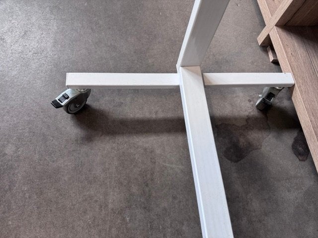 Whiteboard op wielen 165,5/150x66,5x-H100/197cm,125€/st,5st, Diversen, Schoolborden, Ophalen of Verzenden, Mobiel, Gebruikt, Whiteboard