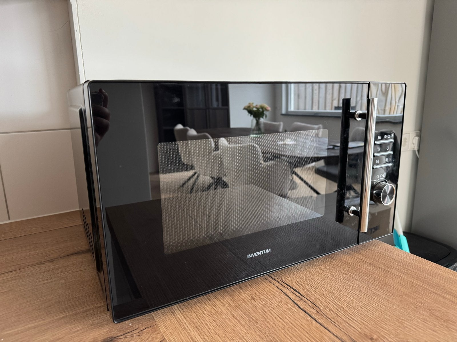Inventum combi oven magnetron, Witgoed en Apparatuur, Magnetrons, Ophalen, Combimagnetron, Grill, Zo goed als nieuw