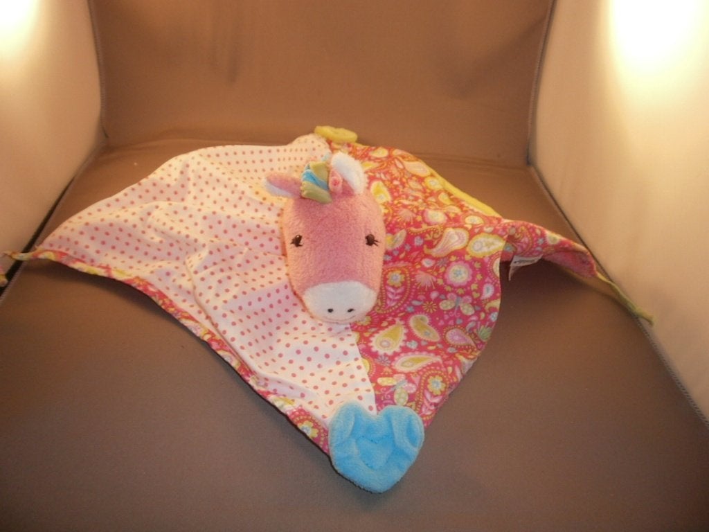sterntaler pony/paard doekje roze gestipt gebloemd rammel, Nieuw, Ophalen of Verzenden, Wasbaar, Middelgroot (20 tot 80 cm)