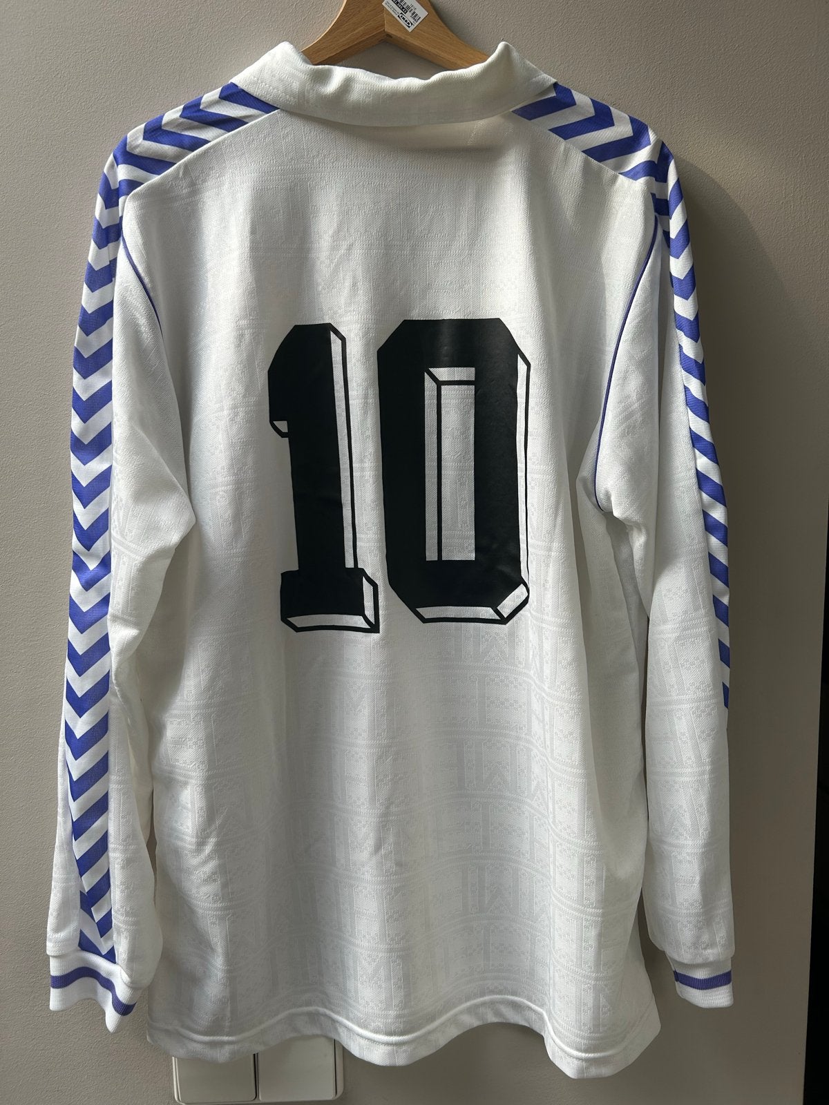 Real Madrid shirt 1988/89 #10 Maat XL vintage, Kleding | Heren, Wit, Maat 56/58 (XL), Ophalen of Verzenden, Zo goed als nieuw