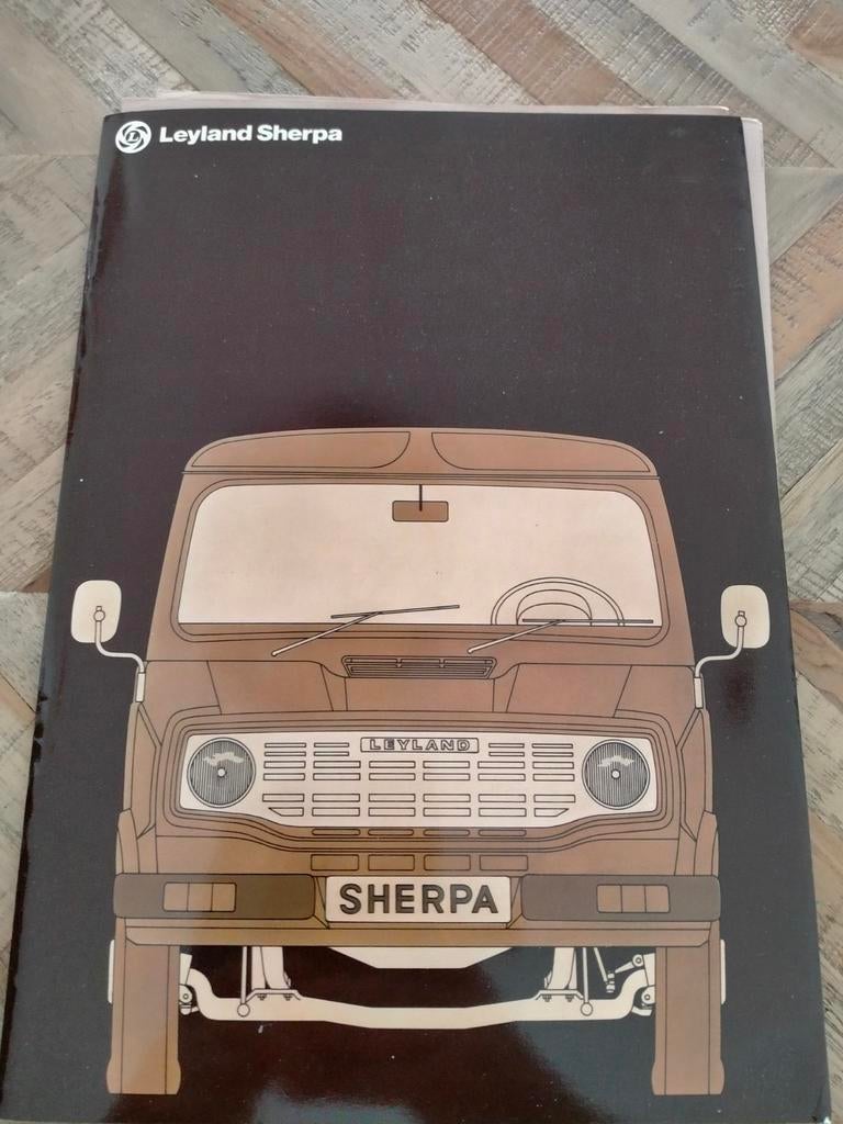 British Leyland Sherpa folder 1973, Ophalen of Verzenden, Gelezen, Overige merken, British Leyland