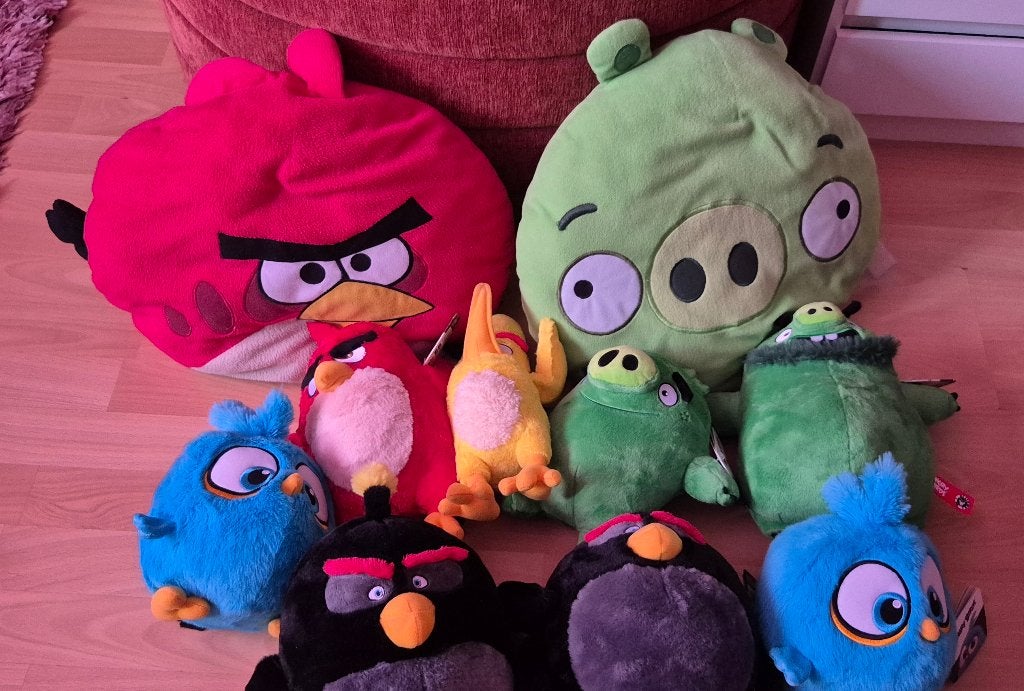 Angry Birds Knuffels, Ophalen, Overige typen, Zo goed als nieuw, Middelgroot (20 tot 80 cm)