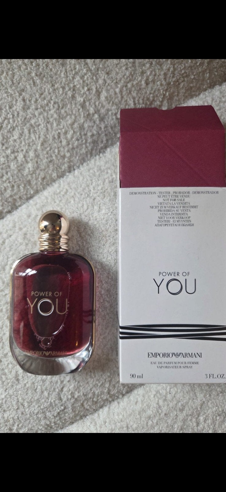 Emporio Armani Power of You - Tester 90ml, Ophalen of Verzenden