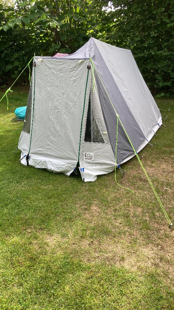 Retro tent, Caravans en Kamperen, Tenten, Ophalen, Zo goed als nieuw