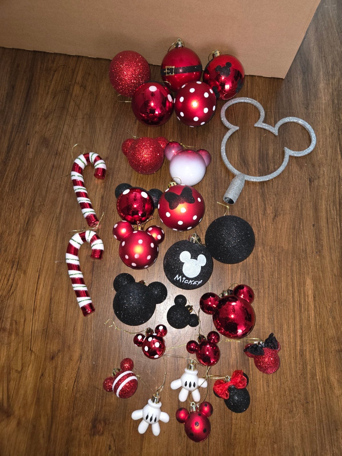 Kerstballen Disney, Ophalen of Verzenden, Overige figuren, Zo goed als nieuw, Beeldje of Figuurtje