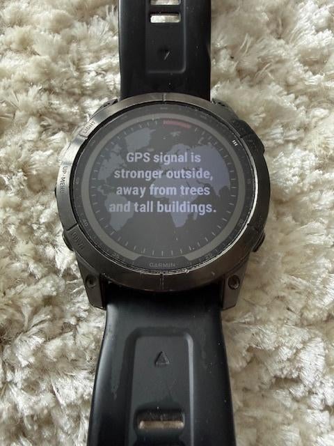 Garmin Fenix 7X Sapphire Solar sporthorloge + luxe bandje, GARMIN, Verzenden, Zwart, Zo goed als nieuw