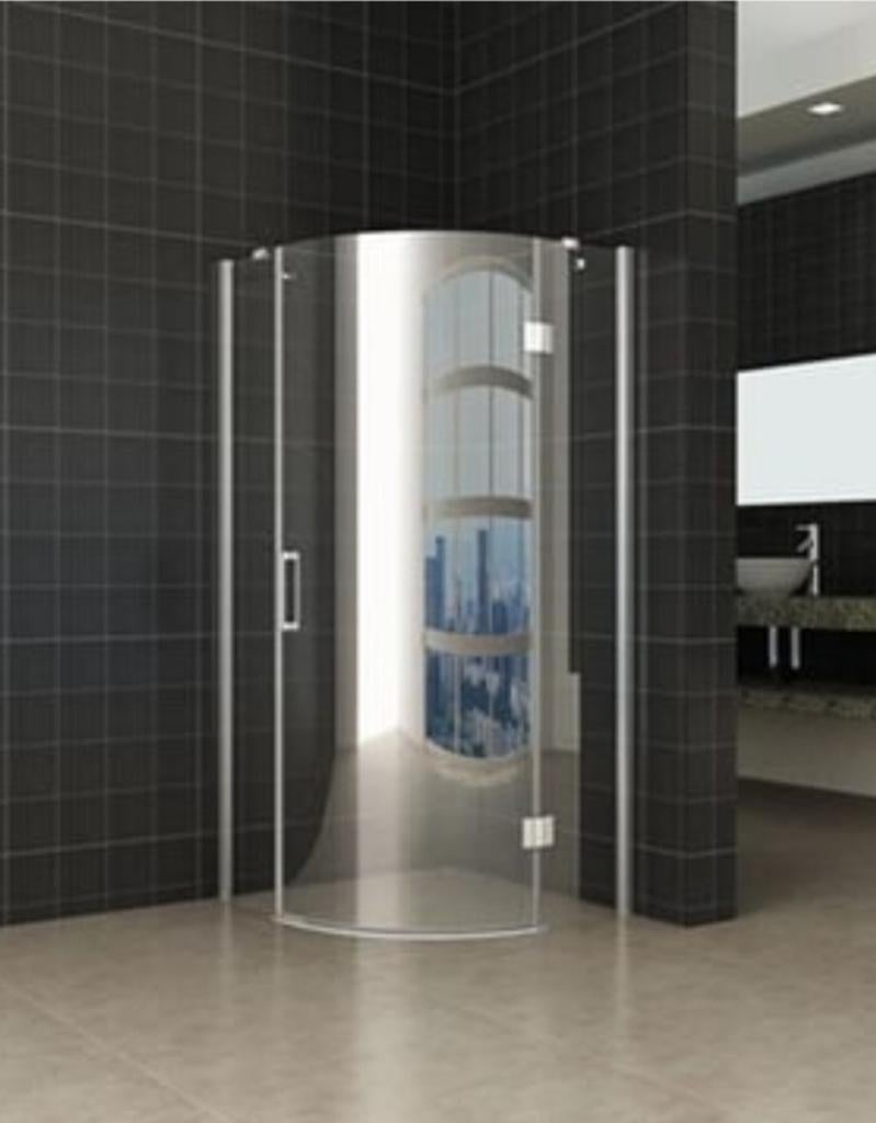 Wiesbaden douchecabine kwartrond 90x90 8mm veiligheidsglas, Ophalen, Zo goed als nieuw