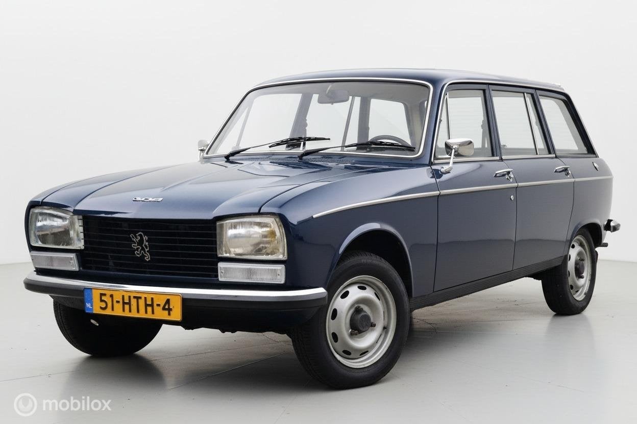 Peugeot 304 1.3 GL Break | mooie oldtimer in originele staat, Auto's, Blauw, Handgeschakeld, Radio, Blauw