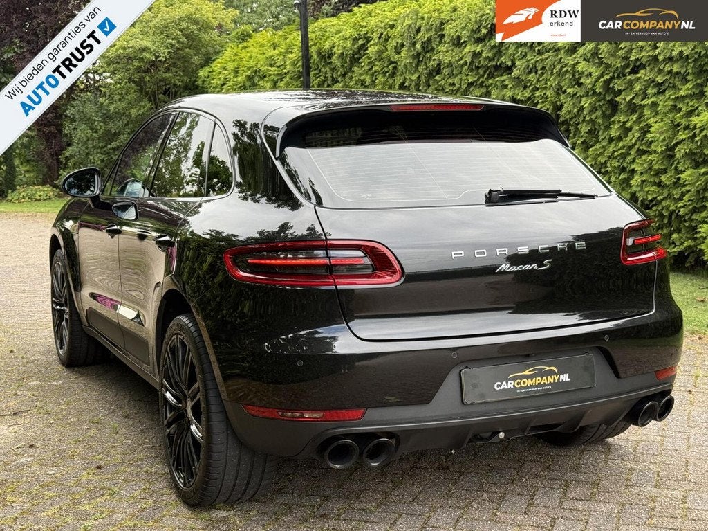 Porsche Macan 3.0 S | V6 | Black-on-black |ACC, Auto's, Porsche, Automaat, Gebruikt, Met garantie (alle), Bedrijf