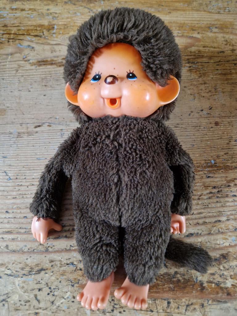 Monchhichi Sekiguchi 1974 blauwe ogen, Ophalen of Verzenden, Gebruikt