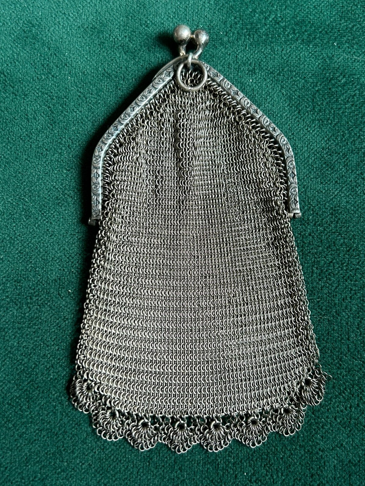 Antieke Zilveren Beurs, Antiek en Kunst, Ophalen of Verzenden, Zilver
