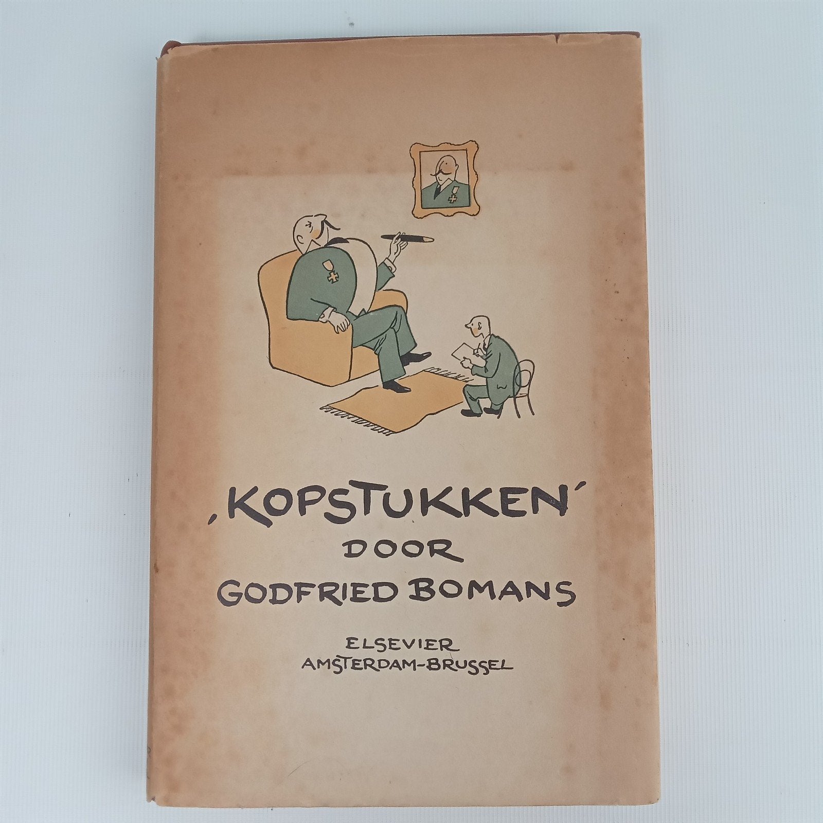 Kopstukken - Godfried Bomans (1952) - Geïllustreerd, Gelezen, Ophalen of Verzenden, Nederland, Godfried Bomans