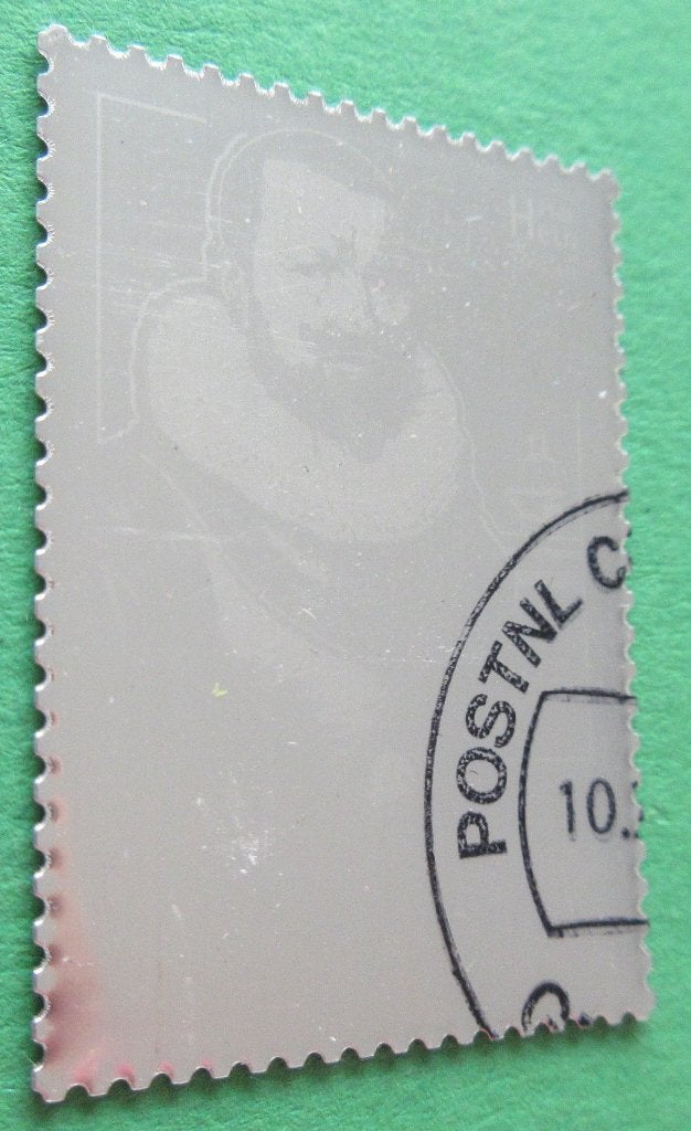 Zegel NVPH 2878 Zilveren zegel Piet Hein 2011 gestempeld, Postzegels en Munten, Ophalen of Verzenden, Na 1940, Gestempeld