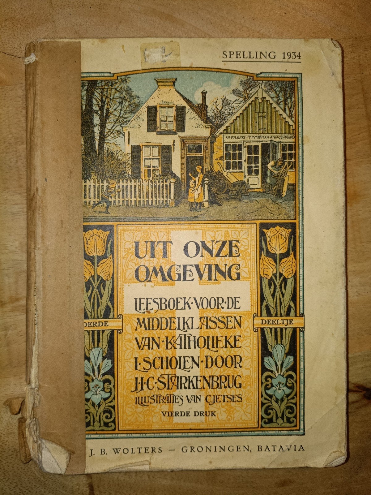 Uit Onze Omgeving, Leesboek 1934, Wolters, J.B., Ophalen of Verzenden
