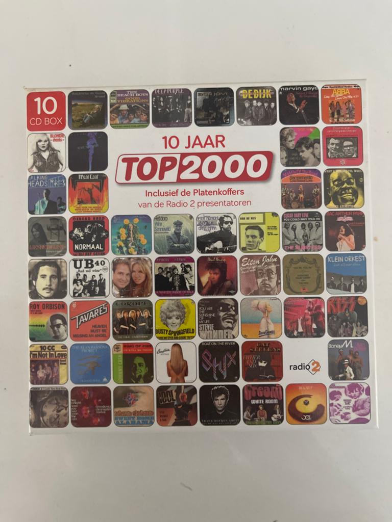 10 Jaar Top 2000 - 10 CD Boxset Radio 2, Cd's en Dvd's, Cd's | Verzamelalbums, Verzenden, Gebruikt, Pop, Boxset